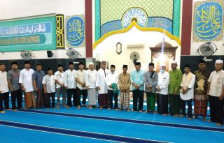 Wakil Bupati Bengkalis Hadiri Penyerahan SK Ketua Masjid Al Mubaraq Priode 2021-2025