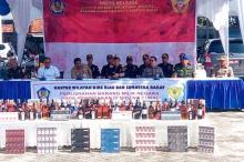 Senilai 13 Miliar Produk Ilegal Dimusnahkan DJBC Riau-Sumbar