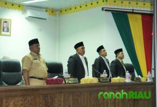 Ketua DPRD Kampar buka langsung Rapat Paripurna, dihadiri oleh Plh Sekda Kampar