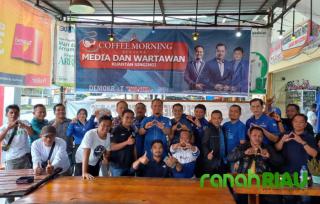 Coffee Morning Bersama Insan Pers, Agung Nugroho : Mas AHY Tetap Masuk Tiga Besar Calon Presiden