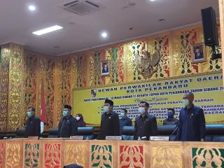 Paripurna DPRD Kota Pekanbaru Sepakati KUA - PPAS 2021 Sebesar 2,597 T