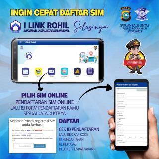 Tak Perlu Antri, Masyarakat Rohil Kini Bisa Buat SIM Lebih Mudah Dengan Aplikasi I-Link