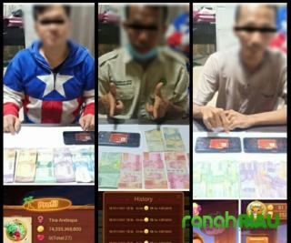3 Orang Pelaku Transaksi Chip Game Online di Riau Ditangkap Polisi