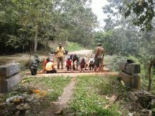 Dikeroyok Warga dan Satgas TMMD, Jembatan 5 Sebentar Lagi Kelar