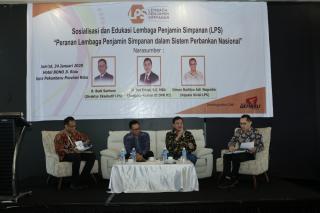 Lembaga Penjamin Simpanan (LPS) gandeng komisi XI DPR RI lakukan sosialisasi