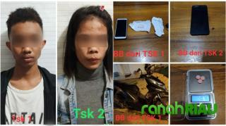 Polsek Mandau Ringkus Dua Orang, Diduga Pengedar Extacy Warna Merah Jambu