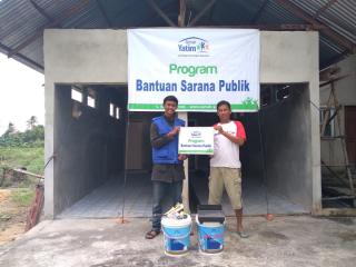 Pembangunan MCK Musholla At-Tiin Terhenti Karena Biaya, Rumah Yatim Riau Salurkan Bantuan