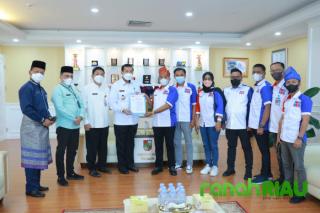 Fix, Diterima Walikota Pekanbaru, PW MOI pastikan Pelantikan 23 Februari 2022