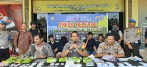 Shabu 4,5 Kg dan 929 Extacy Berhasil Diungkap, Kapolres Kampar Beri Himbauan