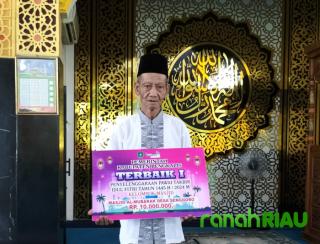 Pengurus Masjid Al-Mubarak Desa Senggoro Ucapkan Terima Kasih kepada Bupati Bengkalis