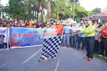 Menikmati Kebersamaan, Pj. Bupati Kampar Ikut Jalan Santai