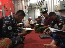 Prajurit Satgas MTF TNI Konga XXVIII-J/Unifil Laksanakan Doa Bersama