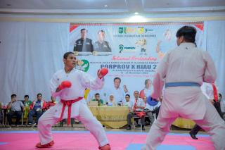Cabor Karate, M Duski Mubaraq Persembahkan Emas Untuk Bengkalis