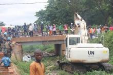 Pasukan Garuda Bersihkan Sungai di Afrika Tengah