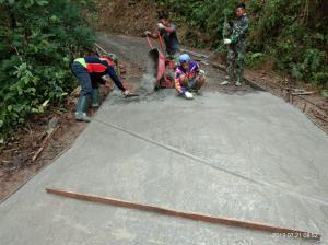  Hari Diguyur Hujan, Danramil Bendungan Beri Motivasi