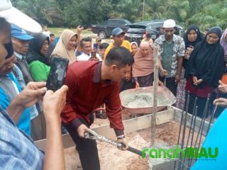 Ketua DPRD Kuansing Apresiasi Semangat Masyarakat Polong, Kepala Pulau Baserah
