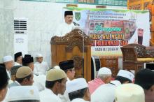 Sekda Inhil Ikuti Isra Miraj Nabi Muhammad SAW Di Masjid Al Huda, Tembilahan