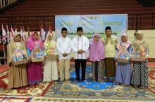 Bersempena Buka Bersama, Kwarcab Pramuka Inhil Salurkan Sejumlah Santunan