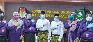 KPUD Bengkalis Nyatakan Berkas, Pasangan, H. Abi Bahrun - Herman Lengkap