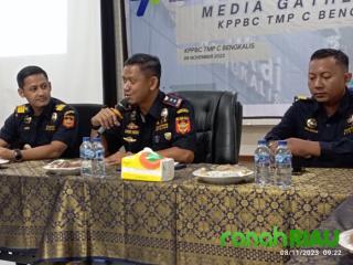 Tingkatkan Kualitas Capaian Kinerja, BC Bengkalis Gelar Coffe Morning Bersama Wartawan