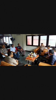 Tingkatkan Kordinasi Keamanan Menjelang Pemilu, Panwaslu Inhil Kunjungi pihak Kapolres