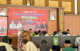 Musrenbang RKPD Tahun 2025, Bupati Bengkalis Tegaskan Konsisten pada Empat Skala Prioritas