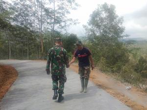 Dandim Dodik: “Alhamdulillah Jalannya Sudah Bagus”