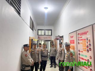 Pengamanan Kantor KPUD Kuansing Diperketat Pasca Pemungutan Suara