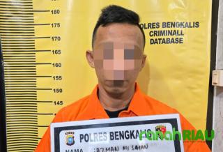 Satresnarkoba Polres Bengkalis Berhasil Ringkus Seorang Pengedar Sabu