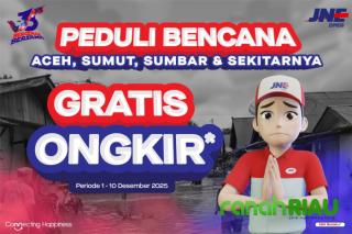 JNE Gratiskan Ongkir Bantuan ke Aceh, Sumbar, Sumut: Ketika Logistik jadi Jalan Sunyi Kemanusiaan