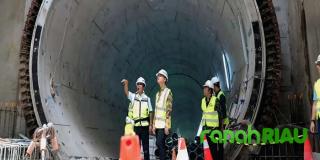 Tinjau Proyek MRT Fase 2A Glodok ke Kota, Wapres Ingatkan Penyelesaian tepat Waktu 