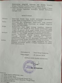 Sekdes Alangkepayang Terancam Di Polisikan Oleh Kadesnya Terkait Pemalsuan Tanda Tangan