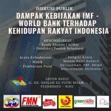 Dampak Kebijakan Publik World Bank-IMF terhadap Kehidupan Rakyat