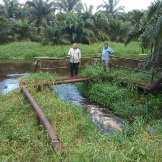 Masyakat laporkan dugaan Limbah PT Chevron Duri 