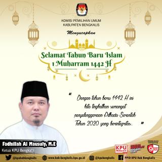 Tahun Baru Islam 1442 H, KPU Bengkalis Ajak Wujudkan Sejuta Impian dan Keimanan Kepada Allah SWT