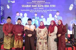 Bupati Bengkalis Gelar Open House 1 Syawal 1445 H