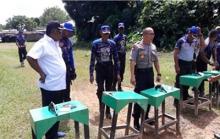 Zona Maritim Timur Bakamla RI Latihan Menembak bersama Polair Polda Maluku