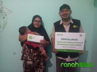 Perjuangan Daren Berlanjut ke India, IZI Riau Ajak Masyarakat Bantu Pengobatan Jantung Langka