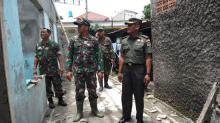 Tim Inspeksi Korem 051/Wijayakarta Sambangi Lokasi TMMD