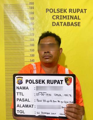 AK Warga Rupat DPO Tertangkap, Diduga Narkoba dari B Sekarang DPO Polsek Rupat