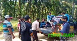 Sukseskan Program Vaksinasi Covid-19, Polsek Kuantan Mudik, Jemput Bola