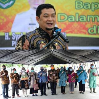 Pj. Bupati Bengkalis Memberikan Support dan Semangat Kepada Tim Medis