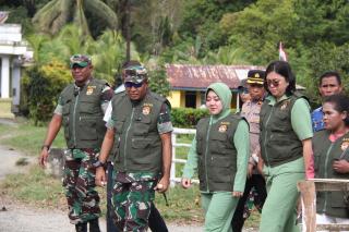 Kunjungan ke Seram Barat, Danrem Binaiya resmikan Kampung Pancasila