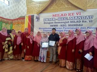 Kasmarni Wakili Bupati Bengkalis di Milad IWMR Mandau