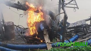 Seringkali Ditertibkan, PETI Masih Saja Beroperasi di Luai, Akhirnya Hangus Dibakar