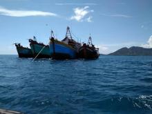Bakamla RI Tangkap Kapal Vietnam di Perairan Natuna