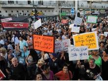 Pencari Suaka di Israel demo terhadap Pengurangan Upah