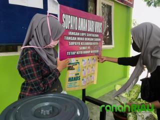 Mahasiswa Kukerta, Berikan Edukasi Pencegahan Covid-19 Kepada Masyarakat