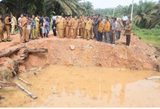 Bupati Bengkalis Tinjau Infrastruktur, Program Pembangunan 2020 Berlanjut