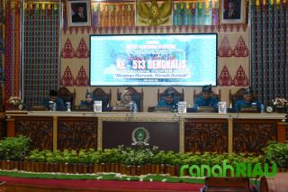 Wakil Ketua I DPRD Pimpin Rapat Paripurna Hari Jadi Bengkalis ke-513